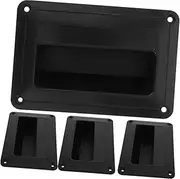 WATIIFUFU 4pcs Recessed Audio Speaker Handle Small Side Pull Handles for Stage Speakers Lightweight and Replacement Parts Easy to Install