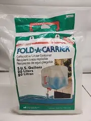 Reliance Fold A Carrier Collapsible Water Container 5 U.S Gallons New
