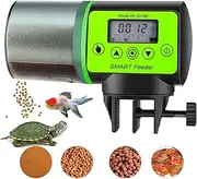 [BlueFire] Automatic Fish Feeder Timer Feeder for Fish Moisture-Proof Fish Food Dispenser Auto Fish Feeder Turtle Feeder with LCD Display for Aquarium or Fish Tank
