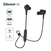Bluetooth 5.0 Wireless Headsets Earphone Neckband Sport Earbuds With Mic (AB014)