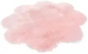 Blossom Shaped Large Rug Plush Carpet for Foot Pads Stylish Home Decoration Household Carpet