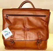 100% LEATHER BRIEFCASE TICA EXCLUSIVELY FOR THE CLIFFS SHOULDER STRAP INCLUDED