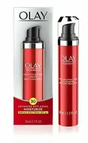 Olay Regenerist Micro-Sculpting Cream With Sunscreen SPF 30 | 1.7 Oz | 3 Pack
