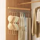 Cabinet Pull-out Hanger Pants Clamp Clothes Organizer with Strong Load-bearing
