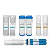 2 PK 5 Stage Reverse Osmosis FULL Replacement Water Filter Kit, 50 GPD Membrane