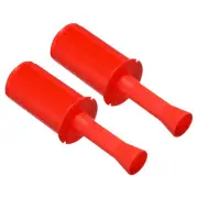10inch Shrink Wrap Handle, 2 Pcs Stretch Wrap Dispenser, Red