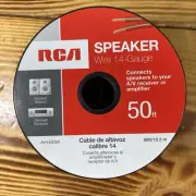 RCA AH1450SR 14 AWG 14-Gauge Speaker Wire Spool 50 ft. New Sealed