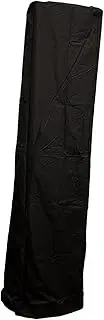 Patio Heater Cover Waterproof 221cm Anti Dust Black Adjustable Drawstring Cord Furniture Protector