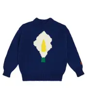 [The Animals Observatory] The Animals Observatory Bull intarsia wool sweater Y 10 multicoloured