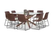 PROMENADE 9 Piece Dining Suite with Loire Dining Chairs