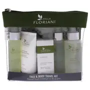 Face and Body Travel Kit by Villa Floriani for Women - 5 Pc 3.4oz Cucumber Cleansing GEL