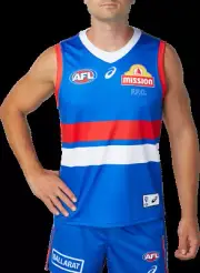 2023 Western Bulldogs Home AFL guernsey Sizes S,M,L,XL,XXL