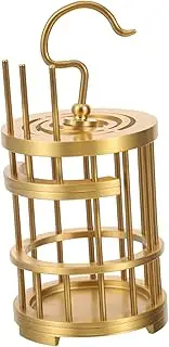 PartyKindom Hanging Bird Cage Decorative Vintage Cage for Small Pets for Crickets Birds Safe Design Lock Buckle Spacious Sturdy Construction