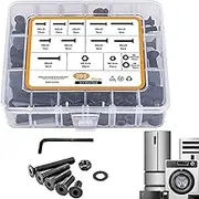Metric Screw Set - Metric Hardware Kit | Furniture Screws Hardware Kit, Washer Assortment Kit Nuts and Bolts for Household Appliances