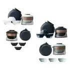 Travel Tea Set Kung Fu Teapot Compact Teapot and Cup Set Tea Set for Mother's