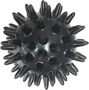 Spiky Massage Ball Exercise Ball 2.4Inches Diameter Home Office Travel Use Foot Massage Ball Spiked massage Roller, Black