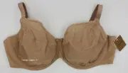 NWT Chantelle 1471 "Parisian" 3-Part Soft Cup Full Figure, Bra, Beige, 42DDDD