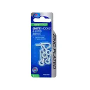 Zenith 38mm Zinc Plated Gate Hooks And Eyes - 2 Pack fencing fence boundary gate