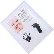 GARVALON Hand and Footprint Frame Safe Lightweight Keepsake for Documenting Growth Milestones for Picture Display and Cherished Memories