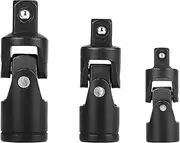 3PCS 1/4" 3/8" 1/2" Drive Universal Joint Adjustable Drive Swivel Socket Adapter