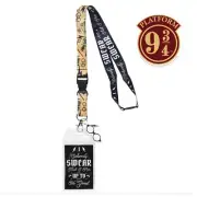 Harry Potter I Solemnly Swear Lanyard with Platform 9 3/4 Gadget Decal Sticker