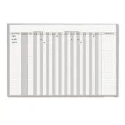 Mastervision In-Out Magnetic Dry Erase Board 36x24 Silver Frame GA01110830