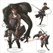 Anime Attack On Titan Levi Acrylic Desktop Stand Figure Collection Decor 16cm