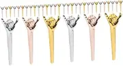 Kisangel 2sets 18pcs Metal Pegs for Board Games Reusable Game Playing Supplies for Convenient Score Tracking Portable Accessory 18pcs*2