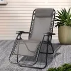 Zero Gravity Chair Folding Outdoor Recliner Adjustable Sun Lounge Camping GC-BE