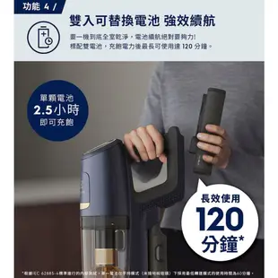 Electrolux 伊萊克斯 無線濕拖吸塵器 【極適家居900 淨河藍款】 無線吸塵器 吸塵器 EFP91824BU