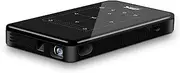 2025 P09-II Portable DLP Mini Pocket Projector2GB RAM 32GB WIFI5 BT4.2 4K HD RHome Cinema LED Video Proyector(1GB RAM 8GB ROM,UK Plug)