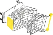 NUSITOU Shopping Cart Construction Grocery Cart Bouncy Balls Grocery Store for Miniature for Goodie Bag Items for Trolly Sensory Yellow Iron
