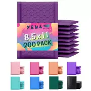 Yens® 200 #2 Poly Bubble Padded Envelopes Mailers 8.5 X 11 -PURPLE