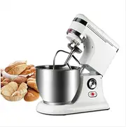 Stand Mixer with 7 L Stainless Steel Bowl, 320 W 8-Speed Electric Dough Mixer, Stylish Kitchen Mixer with Noodle Hook, Impeller and Egg Cage, for Baking, Kitchen, Home