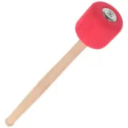 Non-slip Drum Mallet Wooden Foams Drumstick Bass Drum Stick Percussion Drum