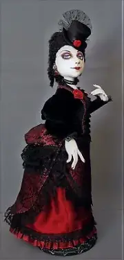 "Penny Dreadful" Printed Cloth Art Doll Pattern by Arley Berryhill