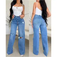 在飛比找ETMall東森購物網優惠-fashion women jeans casual den