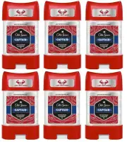 6x Old Spice Captain Anti-perspirant Deodorant Gel Stick 6 Pack For Men 6x70ml
