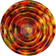 Slipmat Scratch Pad for any Felt 12" Turntable LP DJ Vinyl Record Player WAVES 9