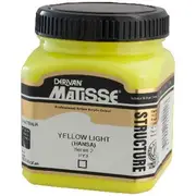 Derivan Matisse Structure Paint 250mL Yellow Light (Hansa) S2