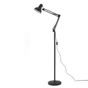 [EU Direct] AC100-240V LED Long Arm Foldable Floor Lamp Modern Standing Lamp Bedside Lamp with Smart RGB LED Bulb for Li
