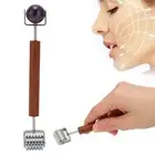 Multifunctional Face Roller Stainless Steel Jade Muscle Tension Relief Facia LVE