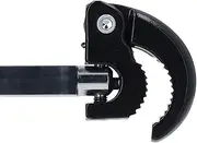 Jerliflyer 250mm Basin Wrench Adjustable Tap Nut Spanner Basin Spanner High Carbon Steel 180° Heads Spring Loaded Jaw Sink Spanner Home for Tight Spaces
