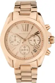 MICHAEL KORS MINI BRADSHAW WOMENS WATCH MK5799 ROSE GOLD - WARRANTY - RRP 239.00