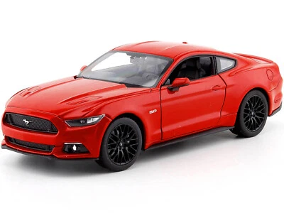 2015 Ford Mustang GT 5.0 Red NEX Models 1/24 Diecast Model Car by Welly
