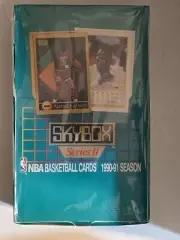 1990-91 SkyBox NBA Basketball Cards Series 2 Factory Sealed Box 36 Packs - FASC