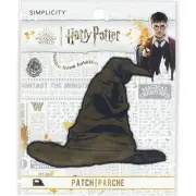 Simplicity Harry Potter Sorting Hat Applique Iron-on Patch for Clothing, Jack...