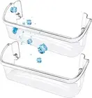 2 Pack UPGRADED 242126602 Refrigerator Door Bin Shelf for Frigidaire Electrolux