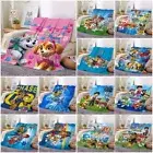 Paw Patrol Puppy Flannel Blanket Soft Sofa Bedspread Rug Chase Skye Kids Gift