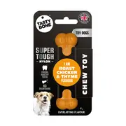 Tasty Bone Nylon Roast Chicken & Thyme Bone Dog Toy